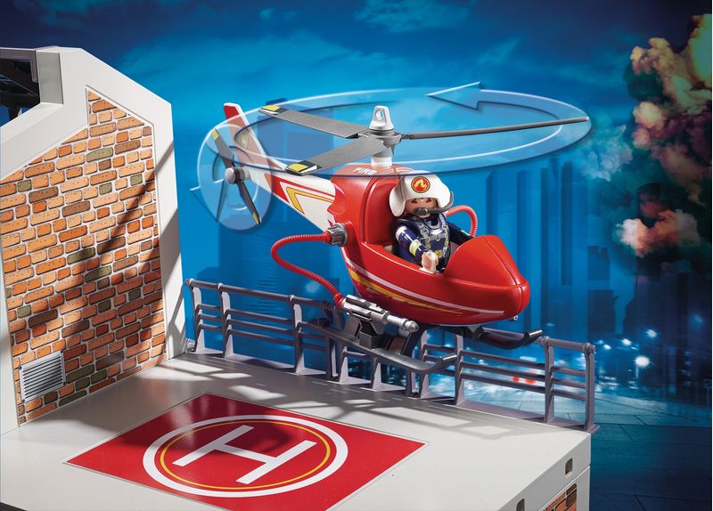 Playmobil-City-Action---Grande-caserma-dei-pompieri--9462-