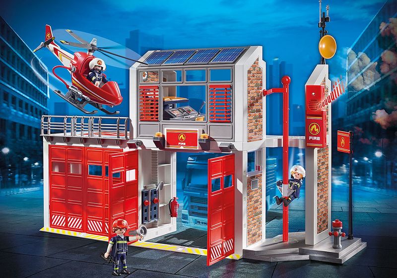Playmobil-City-Action---Grande-caserma-dei-pompieri--9462-