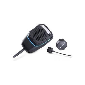 Midland CB Hands Free Kit 4 Pin Quarantotto Dual Mike con PTT al Volante Bottone con Bluetooth LE Microfono Wireless Nero