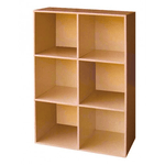 Kit Mobile Libreria 60 Ciliegio 6 Cubo Legno Salvaspazio Cameretta Design Studio