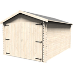 Garage Box Auto 298x478x256 Casetta Legno Abete 28mm Giardino Parcheggio Moto