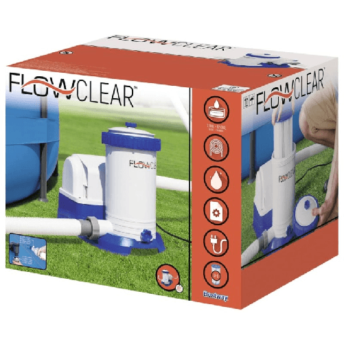 Bestway-Pompa-con-Filtro-per-Piscina-Flowclear-9463-L-h