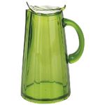 Caraffa verde 1,7 l, comoda impugnatura tappo design foglia