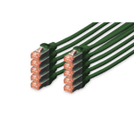 Digitus CONFEZIONE 10 CAVI CAT 6 SCHERMATI S/FTP MT 0,25 COLORE VERDE DIGITUS