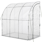 Outsunny Serra da Giardino con Copertura in PE anti UV e Porta Avvolgibile, 214x118x212cm