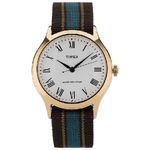 Timex Orologio al quarzo WHITNEY AVENUE quadrante in acciaio 35 MM case colore oro