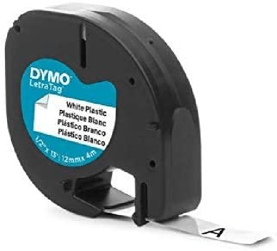 NASTRO-ORIGINALE-DYMO-91221---S0721660-LETRATAG---12-MM---BIANCO