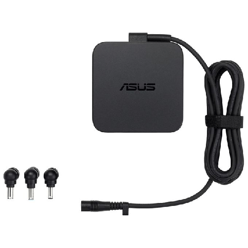 ASUS-U65W-01-Universal-Mini-Mulit-tips-Adaptor-adattatore-e-invertitore-Interno-esterno-65-W-Nero