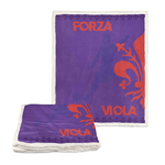 PLAID coperta IN PILE SHERPA fantasy HD FORZA VIOLA