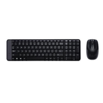 Logitech Wireless Combo MK220 tastiera Mouse incluso RF Wireless QWERTY US International Nero