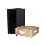 Link Armadio Rack 19'' per Reti 27U 1388x600x800 Colore Nero Porta Vetro Disassemblato