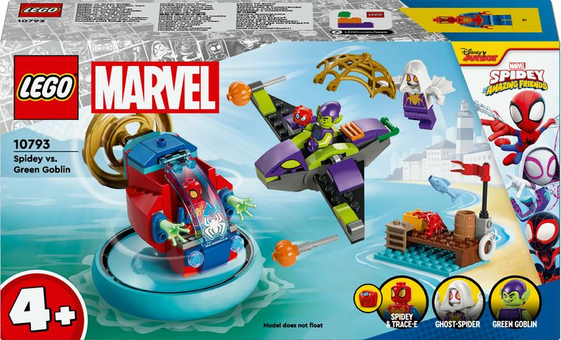 LEGO-Spidey-e-i-Suoi-Fantastici-Amici-10793-Spider-man-vs.-Goblin-Giochi-Bambini-4--con-Veicoli-Giocattolo-e-3-Supereroi