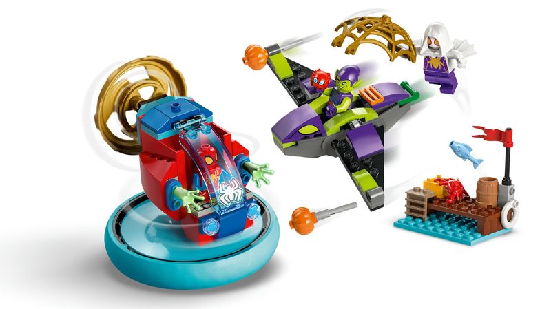 LEGO-Spidey-e-i-Suoi-Fantastici-Amici-10793-Spider-man-vs.-Goblin-Giochi-Bambini-4--con-Veicoli-Giocattolo-e-3-Supereroi