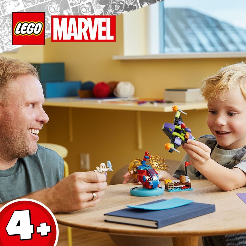 LEGO-Spidey-e-i-Suoi-Fantastici-Amici-10793-Spider-man-vs.-Goblin-Giochi-Bambini-4--con-Veicoli-Giocattolo-e-3-Supereroi