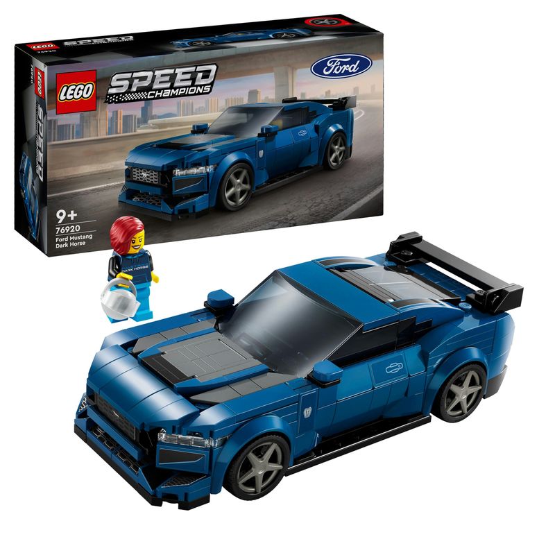 LEGO-Speed-Champions-76920-Auto-Sportiva-Ford-Mustang-Dark-Horse-Modellino-di-Macchina-Giocattolo-da-Costruire-per-Bambini-9-