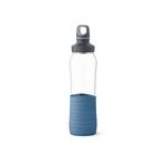 EMSA KW DRINK2GO N31002 Uso quotidiano 700 ml Vetro Blu, Trasparente