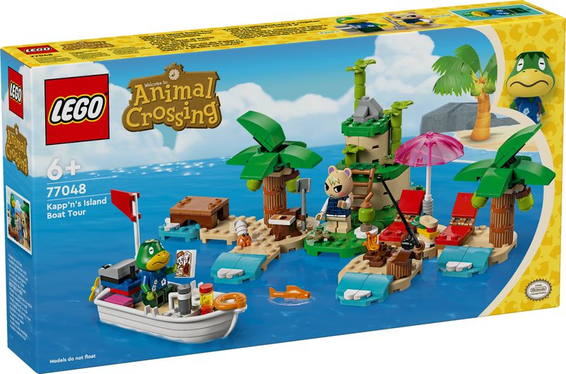 LEGO-Animal-Crossing-77048-Tour-in-Barca-di-Remo-Giochi-Creativi-per-Bambini-6--con-2-Personaggi-della-Serie-di-Videogiochi