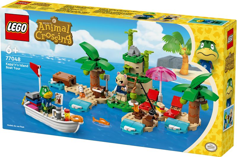 LEGO-Animal-Crossing-77048-Tour-in-Barca-di-Remo-Giochi-Creativi-per-Bambini-6--con-2-Personaggi-della-Serie-di-Videogiochi