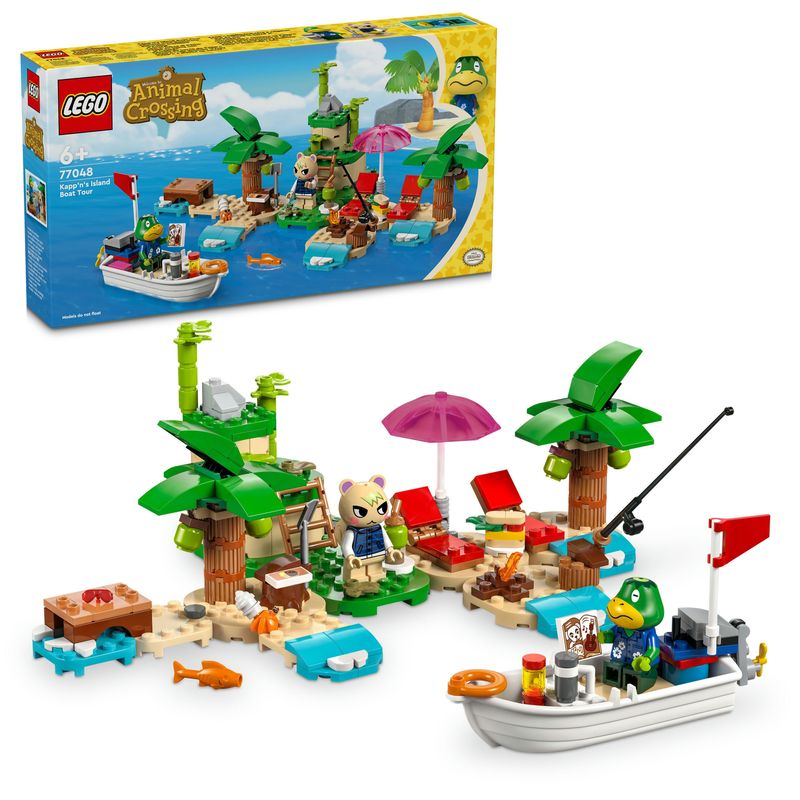 LEGO-Animal-Crossing-77048-Tour-in-Barca-di-Remo-Giochi-Creativi-per-Bambini-6--con-2-Personaggi-della-Serie-di-Videogiochi