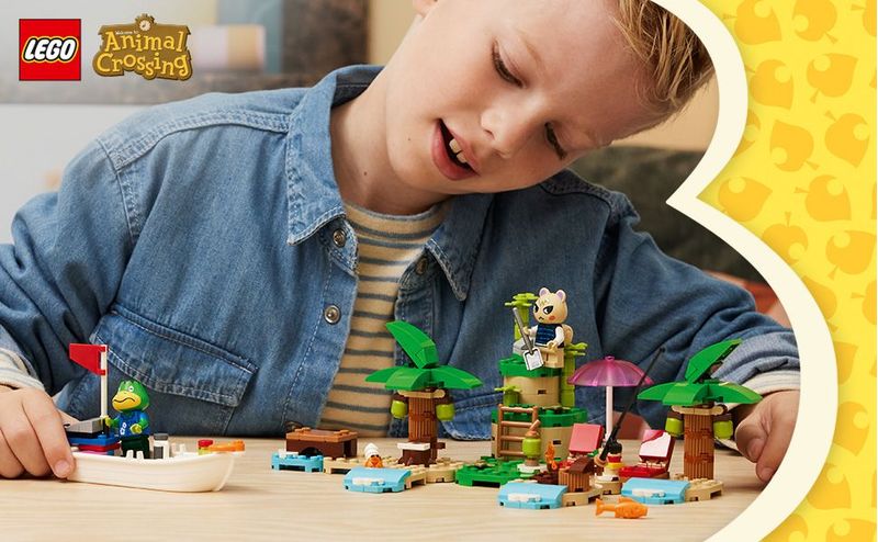 LEGO-Animal-Crossing-77048-Tour-in-Barca-di-Remo-Giochi-Creativi-per-Bambini-6--con-2-Personaggi-della-Serie-di-Videogiochi