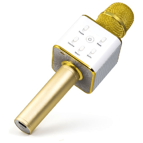 Technaxx-BT-X31-Oro-Bianco-Microfono-per-karaoke