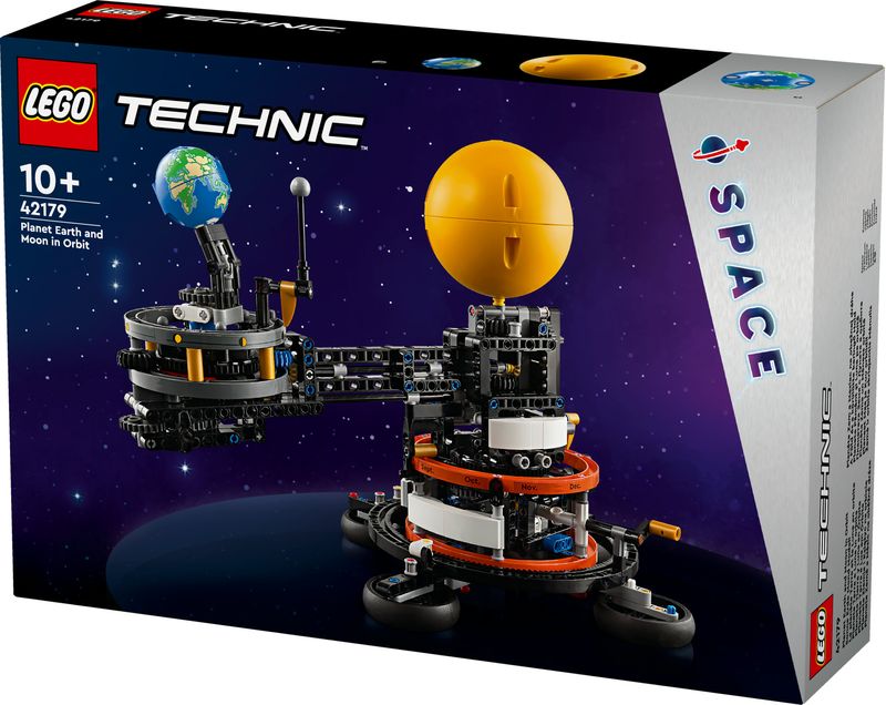 LEGO-Technic-42179-Pianeta-Terra-e-Luna-in-Orbita-Giochi-Spaziali-per-Bambini-10--Sistema-Solare-da-Costruire-con-Rotazione