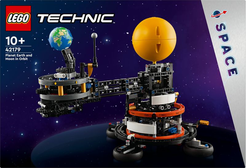 LEGO-Technic-42179-Pianeta-Terra-e-Luna-in-Orbita-Giochi-Spaziali-per-Bambini-10--Sistema-Solare-da-Costruire-con-Rotazione