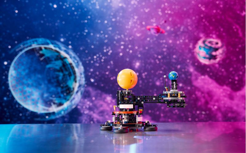 LEGO-Technic-42179-Pianeta-Terra-e-Luna-in-Orbita-Giochi-Spaziali-per-Bambini-10--Sistema-Solare-da-Costruire-con-Rotazione