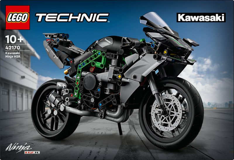 LEGO-Technic-42170-Motocicletta-Kawasaki-Ninja-H2R-Giochi-per-Bambini-10--Modellino-di-Moto-Giocattolo-in-Scala-da-Costruire