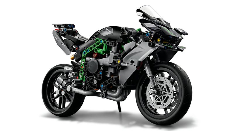 LEGO-Technic-42170-Motocicletta-Kawasaki-Ninja-H2R-Giochi-per-Bambini-10--Modellino-di-Moto-Giocattolo-in-Scala-da-Costruire