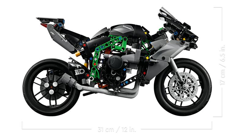 LEGO-Technic-42170-Motocicletta-Kawasaki-Ninja-H2R-Giochi-per-Bambini-10--Modellino-di-Moto-Giocattolo-in-Scala-da-Costruire