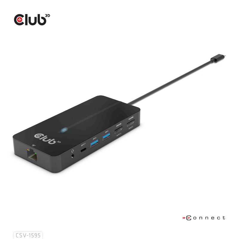 CLUB3D-CSV-1595-replicatore-di-porte-e-docking-station-per-laptop-USB-3.2-Gen-1--3.1-Gen-1--Type-C-Nero