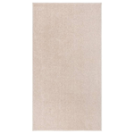 Tappeto a Pelo Corto 80x150 cm Beige Scuro