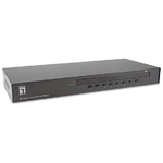 Level One LevelOne KVM-3208 switch per keyboard-video-mouse (kvm) Montaggio rack Nero