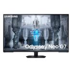 Samsung Monitor Gaming Odyssey Neo G7 (S43CG700), Flat, 43'', 3840x2160 (UHD), Piattaforma Smart TV, HDR10+, VA, 144Hz