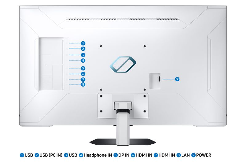 Samsung-Monitor-Gaming-Odyssey-Neo-G7--S43CG700--Flat-43---3840x2160--UHD--Piattaforma-Smart-TV-HDR10--VA-144Hz-1ms-Freesync-Premium-PRO-HDMI-Display-Port-USB-WiFi-Bluetooth-Casse