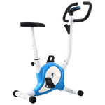 VidaXL Cyclette Ellittica con Cinghia di Resistenza Blu