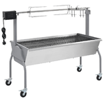 VidaXL 250028 barbecue per l'aperto e bistecchiera Carrello Carbone (combustibile) Argento