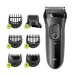 Braun-Series-3-3000BT-Rasoio-Trimmer-Grigio