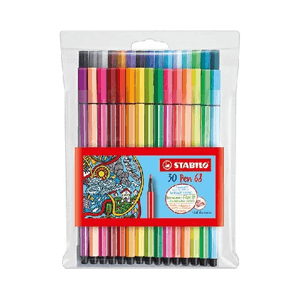 STABILO Pen 68 marcatore Medio Multicolore 30 pz