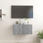 Mobile TV Pensile Grigio Sonoma 60x30x30cm in Legno ingegnerizzato