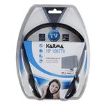 Karma-Italiana-HP-1097TV-cuffia-e-auricolare-Cuffie-Cablato-A-Padiglione-MUSICA-Nero