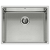 Elleci-Square-500-R14-Lavello-montato-su-piano-Rettangolare-Acciaio-inossidabile