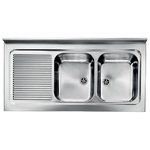 CM-Rossana-120x60-2V-Lavello-ad-incasso-Rettangolare-Acciaio-inossidabile