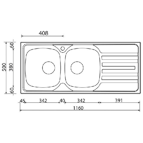 CM-Nihal-116x50-2V-Lavello-ad-incasso-Rettangolare-Acciaio-inossidabile