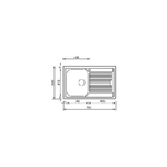 CM-Zenith-79-x-50-1V-Lavello-ad-incasso-Rettangolare-Acciaio-inossidabile