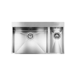 CM-filoquadra-mix-79-x-50-2V-Lavello-ad-incasso-Rettangolare-Acciaio-inox-Vetro