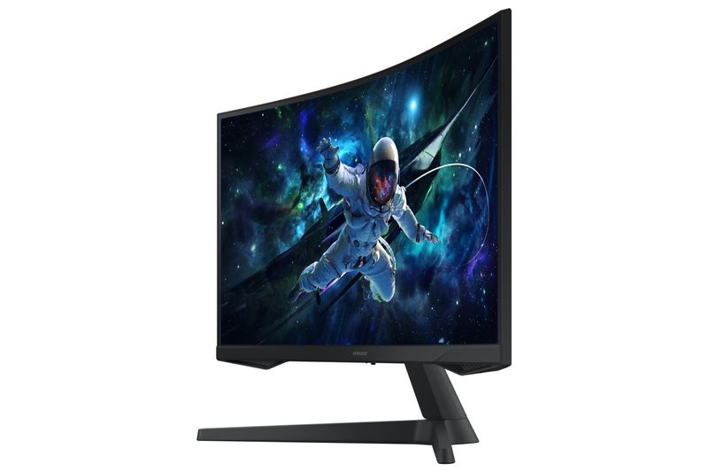 Samsung-Monitor-Gaming-Odyssey-G5--S27CG552--Curvo--1000R--27---2560x1440--WQHD-2K--HDR10-VA-165-Hz-1-ms--MPRT--FreeSync-HDMI-Display-Port-Ingresso-Audio-Flicker-Free-Eye-Saver-Mode