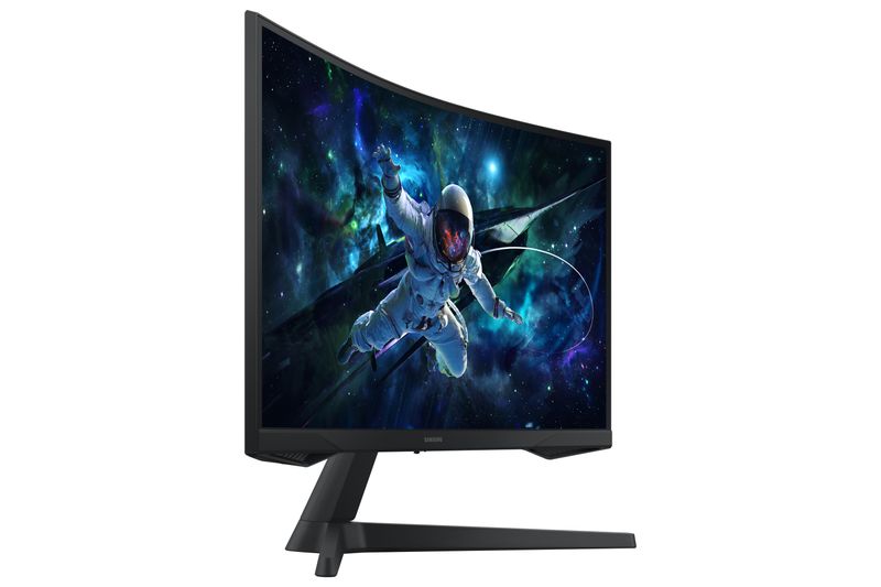 Samsung-Monitor-Gaming-Odyssey-G5--S27CG552--Curvo--1000R--27---2560x1440--WQHD-2K--HDR10-VA-165-Hz-1-ms--MPRT--FreeSync-HDMI-Display-Port-Ingresso-Audio-Flicker-Free-Eye-Saver-Mode