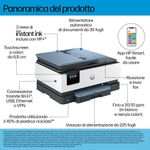 HP-OfficeJet-Pro-Stampante-multifunzione-HP-8125e-Colore-Stampante-per-Casa-Stampa-copia-scansione-alimentatore-automatico-di-documenti--touchscreen--Scansione-Smart-Advance--Modalita-silenziosa--Stampa-tramite-VPN-con-HP-